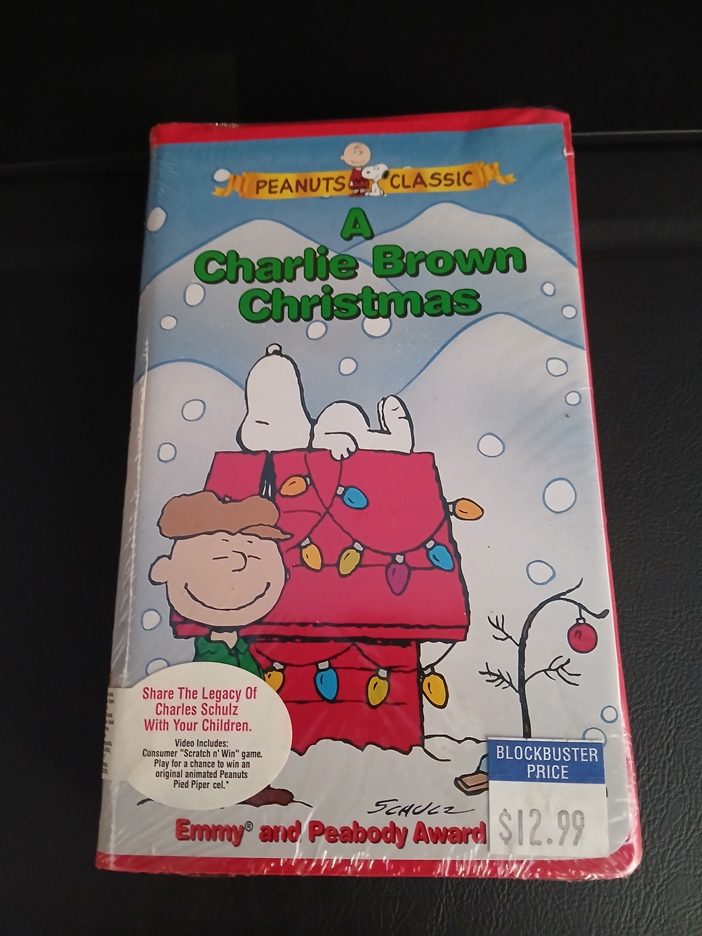 Peanuts Classic: A Charlie Brown Christmas VHS - Red